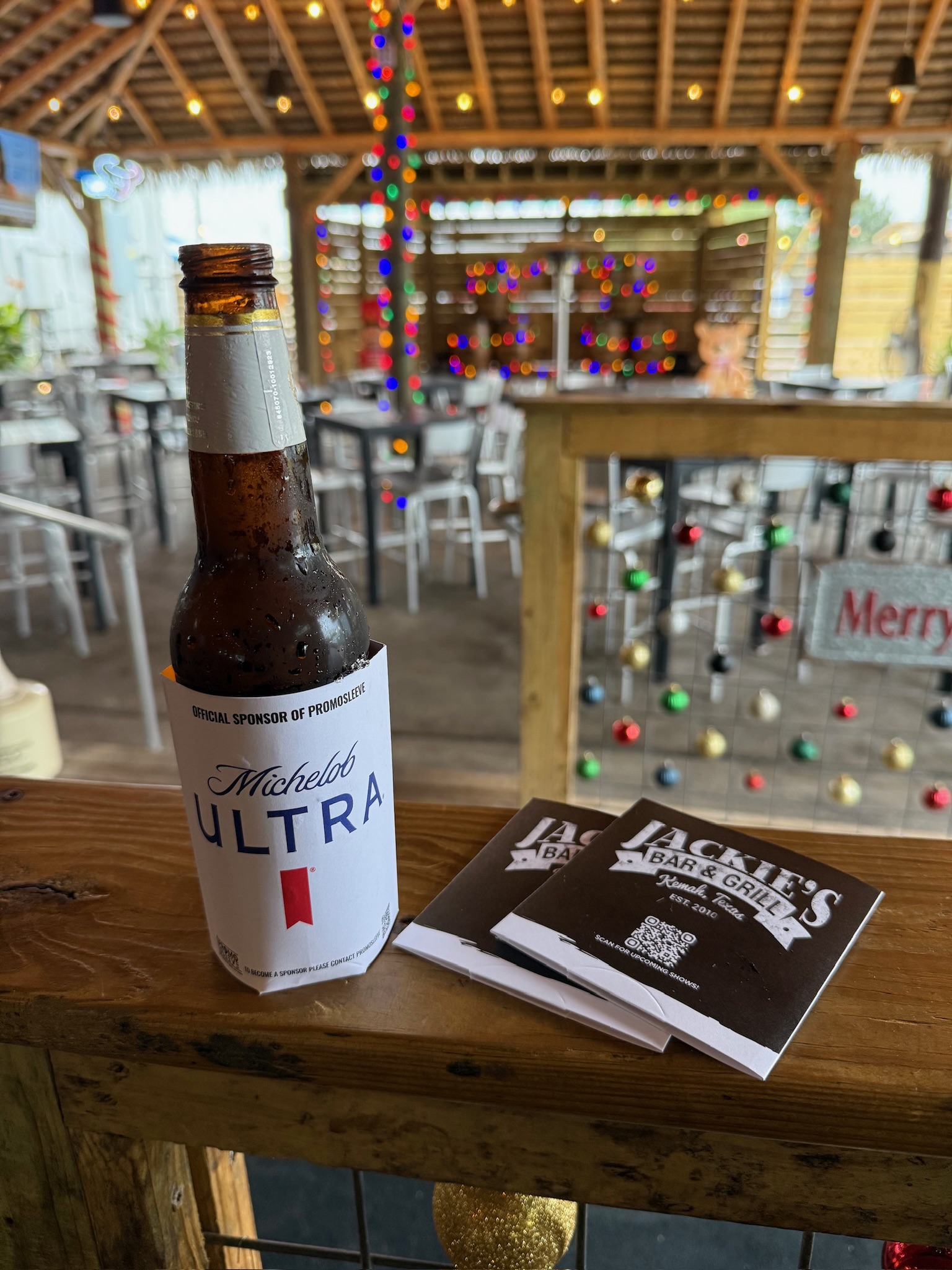 Drink sleeves for bars and restaurants