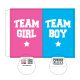 Team Girl Team Boy Star Drink Sleeves